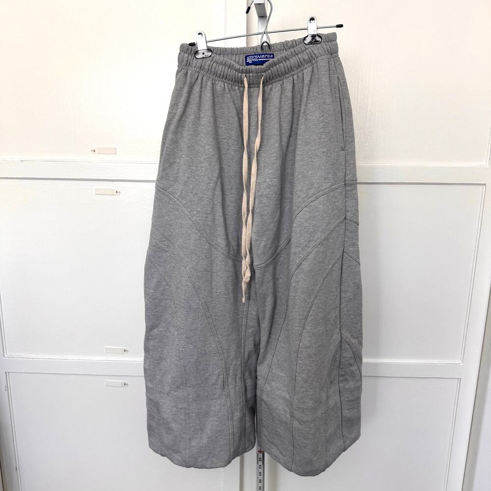 Jooniverse Lab Ultra Wide Leg Panel Sweatpants Gray Sz M